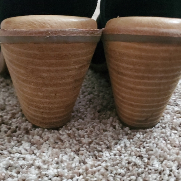 Sofft Maleigha Black Suede Peep Toe Booties – Size 8.5 - Picture 7 of 11